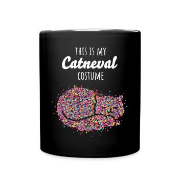 Costume De remplacement Carnaval Cologne Kölle Cat Propriétaire - Mug uni - noir - Devant