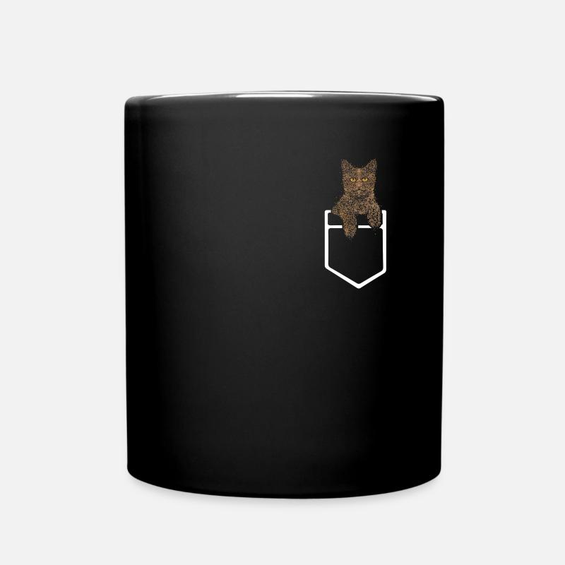 Chats en sacs Chatons Propriétaire de chat Chat - Mug uni - noir