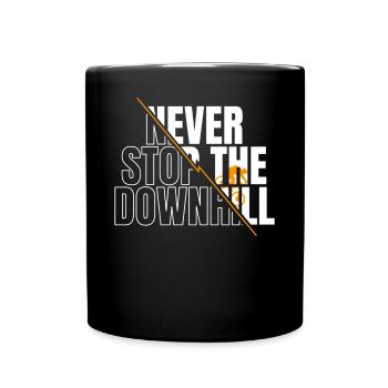 VTT VTT Vélo VTT Descente - Mug uni - noir - Devant