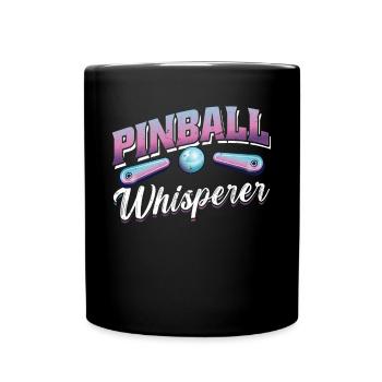 Flipperflüsterer - Tasse einfarbig - Schwarz - Vorne
