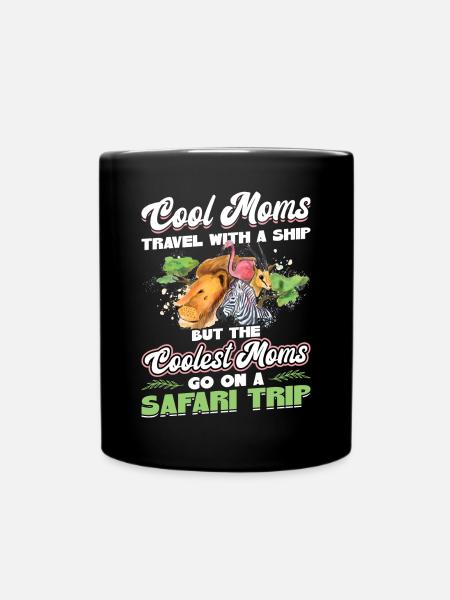 Safari Maman - Safari en famille - Mug uni - noir