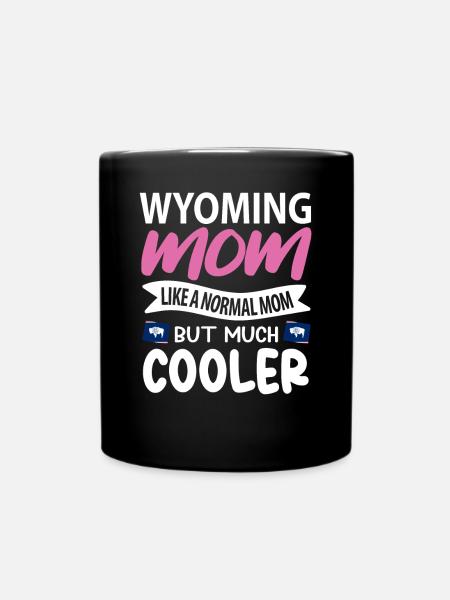 Wyoming ehefrau geschenk - Tasse einfarbig - Schwarz