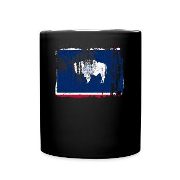 Schönheit Von Wyoming Geschenk - Tasse einfarbig - Schwarz - Vorne