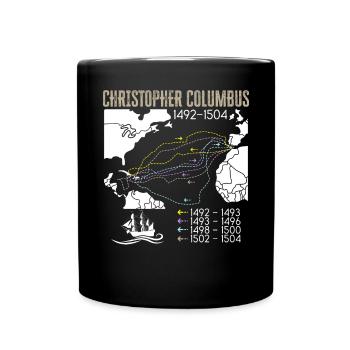 Jour de Christophe Colomb Italo-Américain - Mug uni - noir - Devant