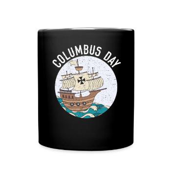 Kolumbus-Tag Christoph Kolumbus Italienisch-Amerikaner - Tasse einfarbig - Schwarz - Vorne