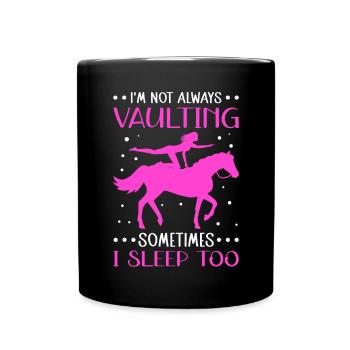 | de sports équestres de saut d’obstacles Cadeau équestre - Mug uni - noir - Devant