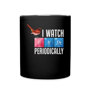 Vogel Liebhaber Vögel Vogelbeobachter Geschenk - Tasse einfarbig - Schwarz - Vorne