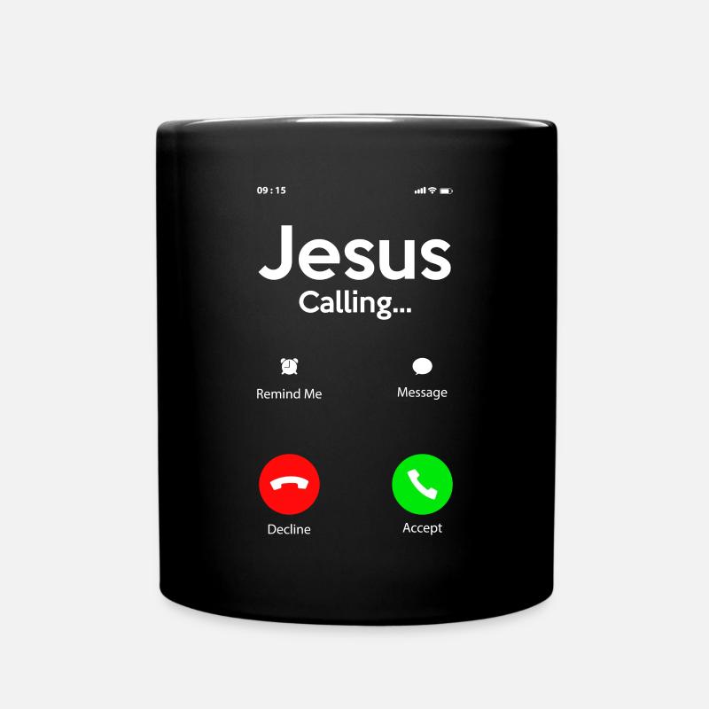 Jesus Christus Christ Religion Religiös - Tasse einfarbig - Schwarz