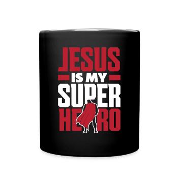 Jesus Christ Christ Religion Religious - Full Colour Mug - black - Front