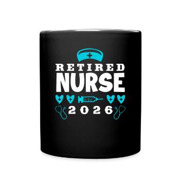 Infirmière Infirmière Pension d’infirmière - Mug uni - noir - Devant
