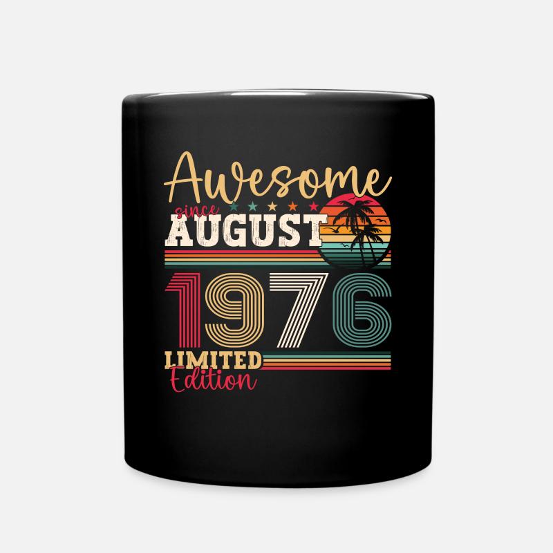 Génial depuis août 1976 46th Birthday Gift - Mug uni - noir