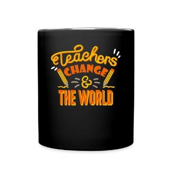 It Is Always A Full Glass of Water Chemistry - Full Colour Mug - black - Front