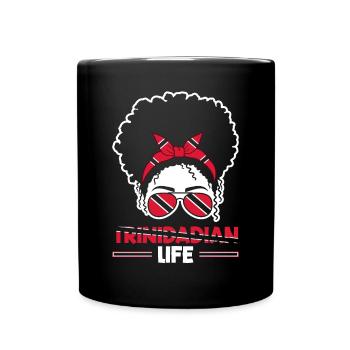 Trinidadian Life Trinité-et-Tobago Drapeau - Mug uni - noir - Devant