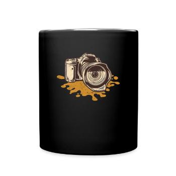 Fotokamera Fotografie Professionelle - Tasse einfarbig - Schwarz - Vorne