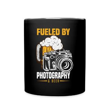 Photographe appareil photo motivé par la photographie & - Mug uni - noir - Devant