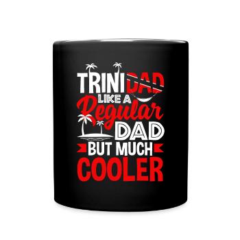 Trinidad et Tobago Drapeau Trinidadian Père Drôle - Mug uni - noir - Devant