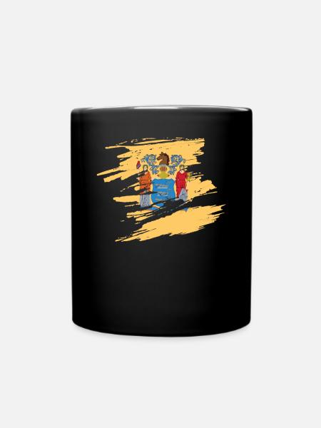New jersey stolz geschenk - Tasse einfarbig - Schwarz