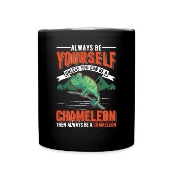Chameleon Gift Chameleon - Full Colour Mug - black - Front