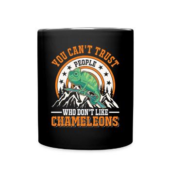 Chameleon Gift Chameleon - Full Colour Mug - black - Front