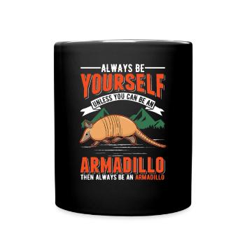 Armadillo Gift Armadillo - Full Colour Mug - black - Front