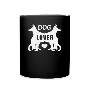 Dog lover - Full Colour Mug - black - Front