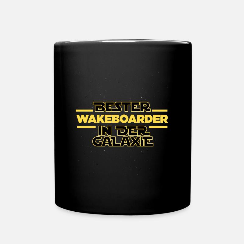 Bester Wakeboarder in der Galaxie - Tasse einfarbig - Schwarz