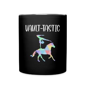 Vault-Tastic Horse Vaulting Voltagieren Chemise - Mug uni - noir - Devant