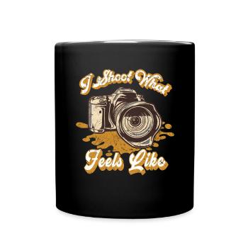 Photographie Je photographie ce que je ressens - - Mug uni - noir - Devant