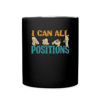 Photographe de l’appareil photo Je peux gérer toutes les positions - Mug uni - noir - Devant