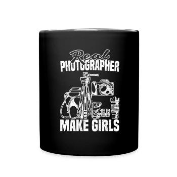 Les amateurs de photographie font de vrais photographes - Mug uni - noir - Devant