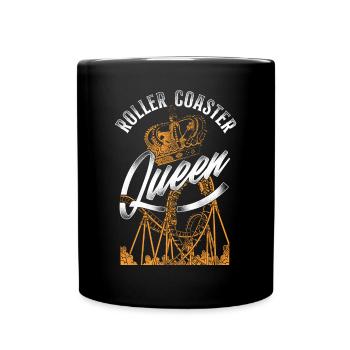 Montagnes russes Vintage Crown - Mug uni - noir - Devant