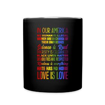 LGBT Pride LGBTQ Pride - Tasse einfarbig - Schwarz - Vorne
