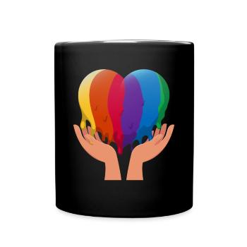 LGBT Pride LGBTQ Pride - Full Colour Mug - black - Front