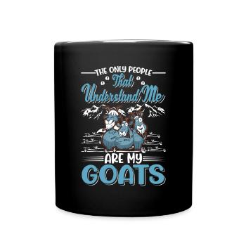 Ziegenwirt Cadeau Chèvre Chèvre - Mug uni - noir - Devant