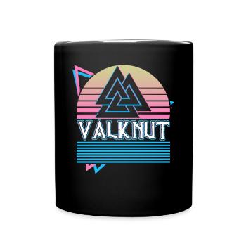 Valknut Symbol Nordic Symbol Nordic Symbol - Full Colour Mug - black - Front
