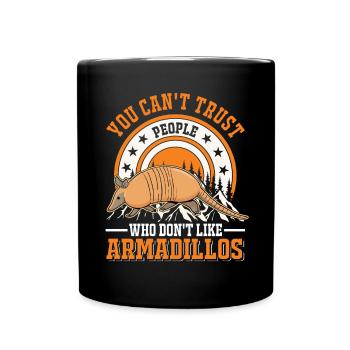Armadillo Gift Armadillo - Full Colour Mug - black - Front