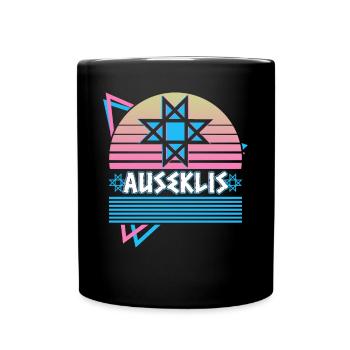 Auseklis Latvian Symbol Antique Symbols Retro - Full Colour Mug - black - Front