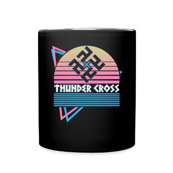 Croix du Tonnerre Symbole Nordique Mythe Nordique - Mug uni - noir - Devant