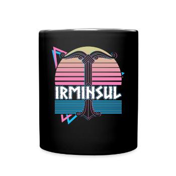 Irminsul Wikinger Nordische Mythologie Germanische - Tasse einfarbig - Schwarz - Vorne