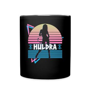 Huldra Hulder Folklore scandinave Rétro - Mug uni - noir - Devant