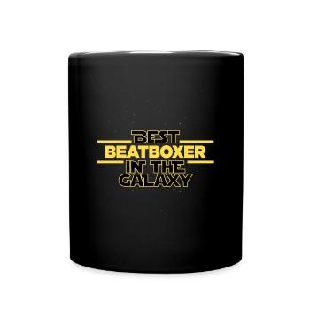 Best Beatboxer in the galaxy music - Full Colour Mug - black - Front