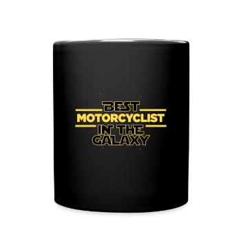 Best Motorcyclist in the galaxy Motorcycle - Tasse einfarbig - Schwarz - Vorne