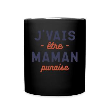 Annonce De Grossesse Pour Maman - Mug uni - noir - Devant