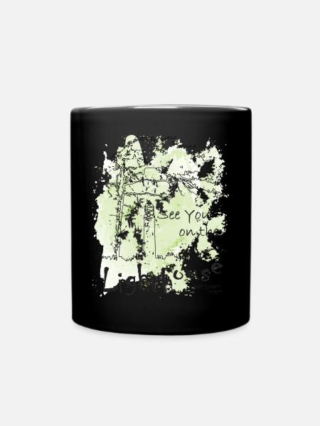 DarssCoast - Leuchtturm, See you on the Lighthouse - Tasse einfarbig - Schwarz