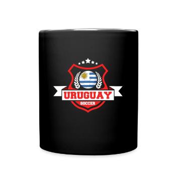 Uruguay football gift - Full Colour Mug - black - Front