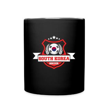 South Korea Football Gift - Full Colour Mug - black - Front