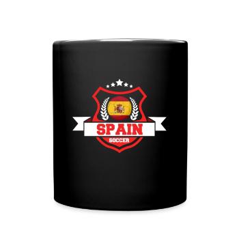 Spain football gift - Full Colour Mug - black - Front