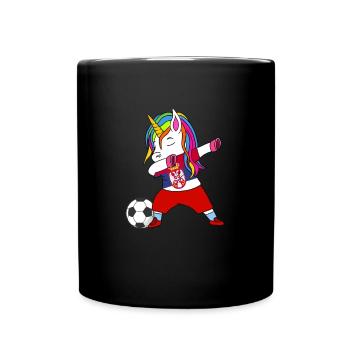 Serbie football dabbing cadeau - Mug uni - noir - Devant
