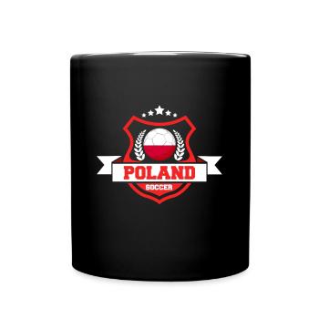 Poland football gift - Full Colour Mug - black - Front