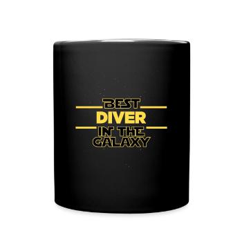 Meilleur plongeur de la galaxie Plongée - Mug uni - noir - Devant